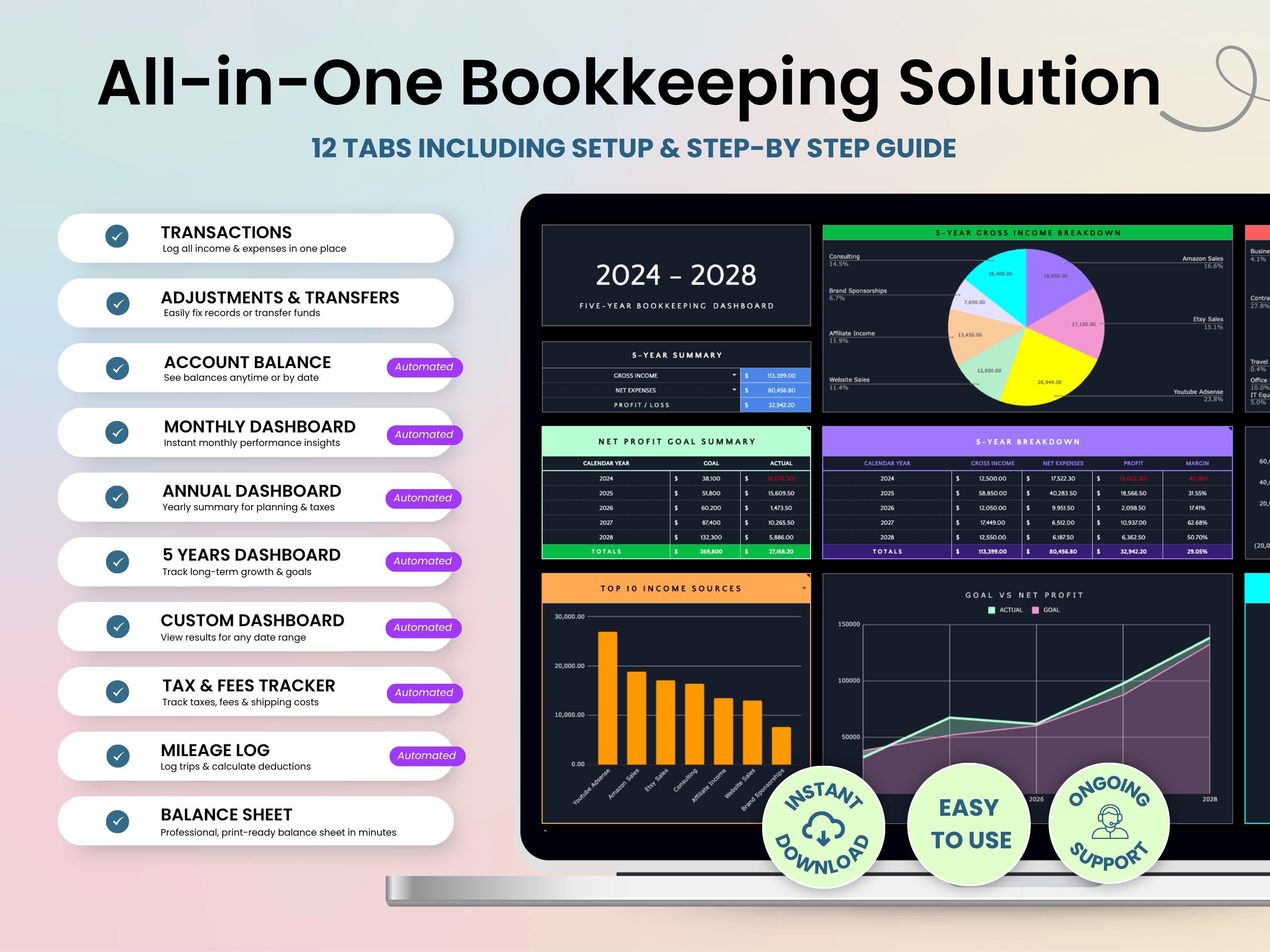 All-in-One Bookkeeping Solution