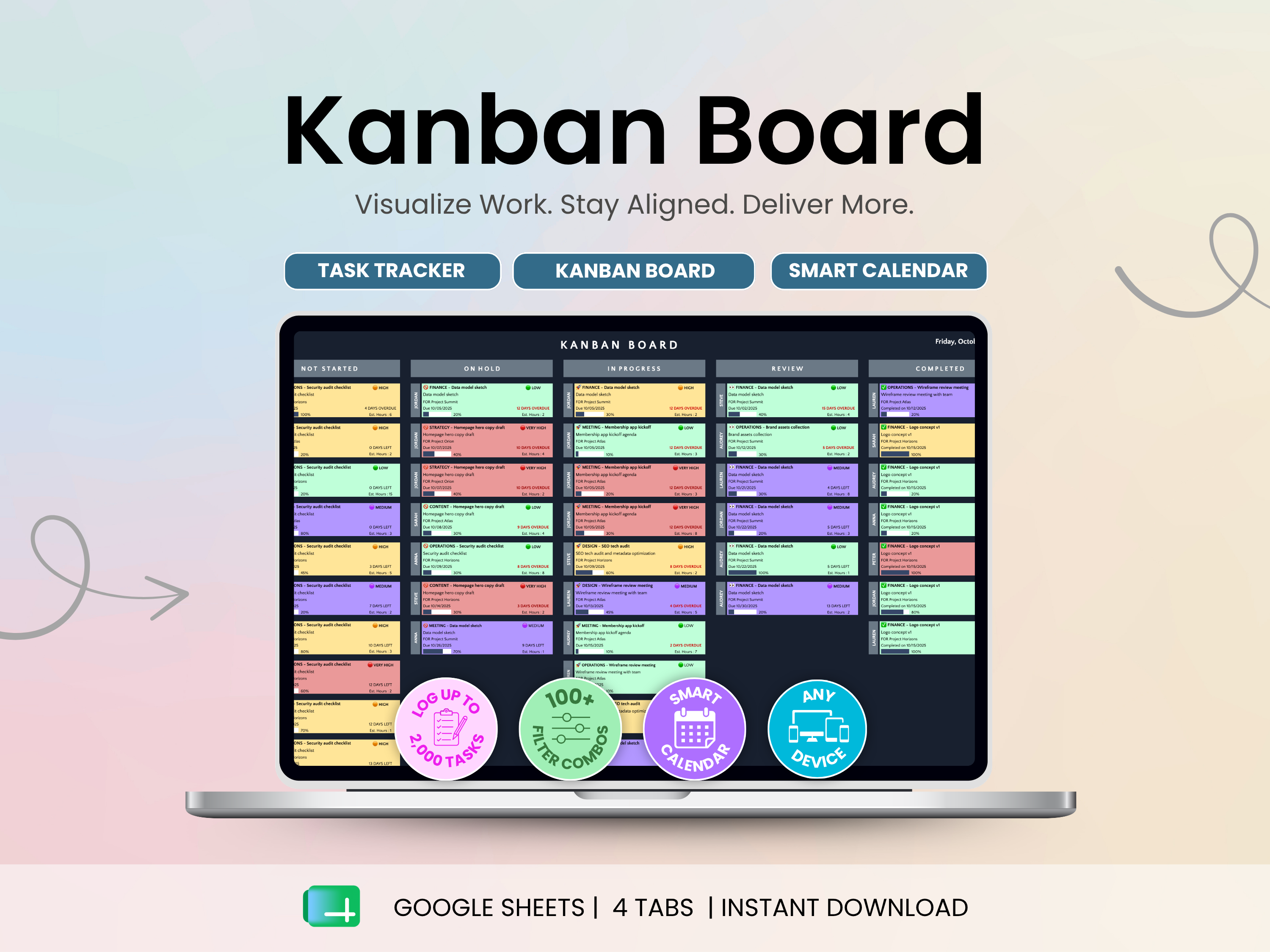 Kanban Board by Smart Kit Designs
