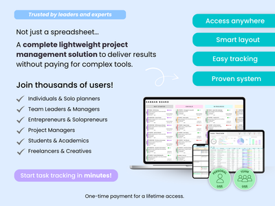 A complete lightweight project management solution to deliver results without paying for complex tools. 