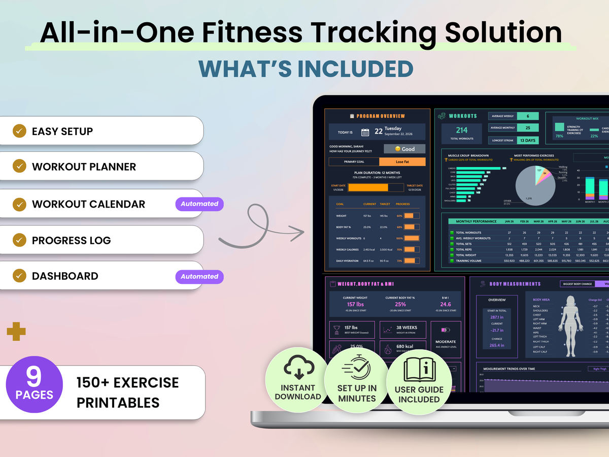 Ultimate Fitness & Workout Planner