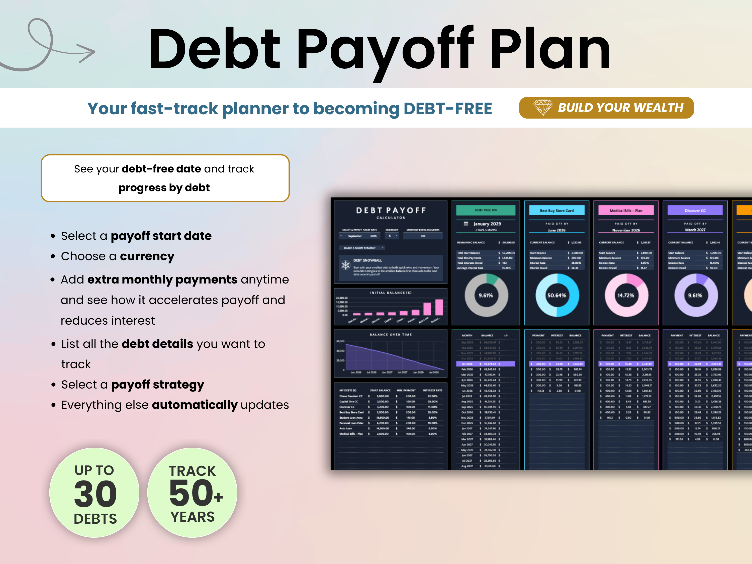 Debt payoff planner