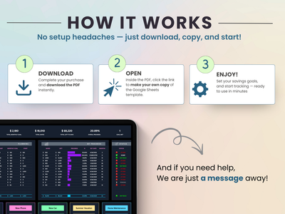 How to purchase and download the sinking funds template