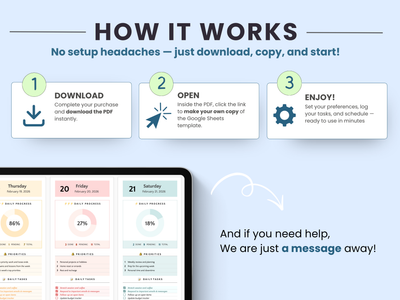 How to purchase and download your ultimate daily and weekly planner
