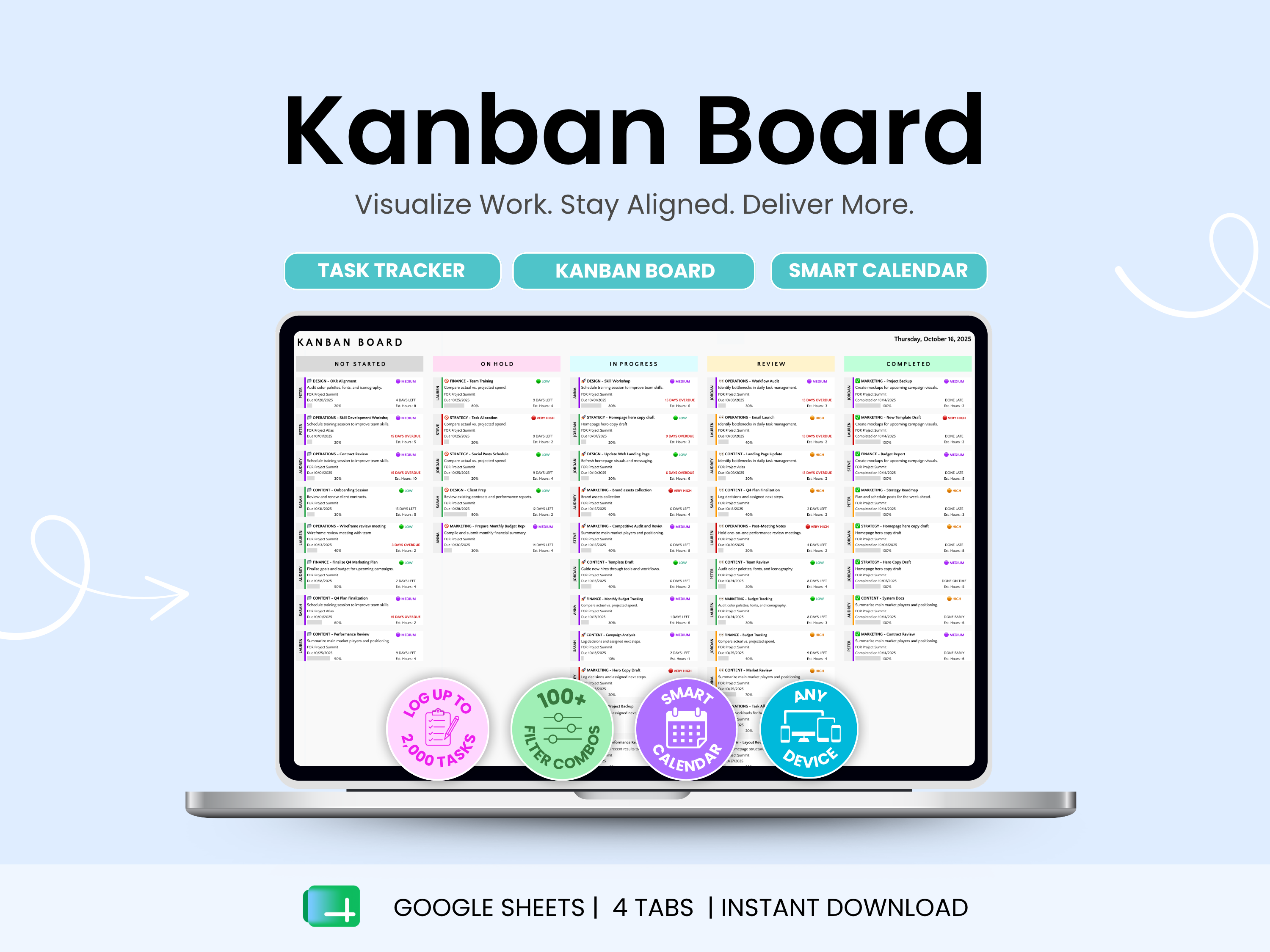 Kanban Board by Smart Kit Designs