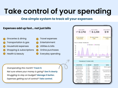 Take control of your spending