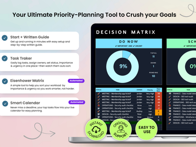 Your Ultimate Priority-Planning Tool to Crush your Goals