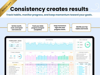 Reach your monthly goals with clear tracking and visual insights