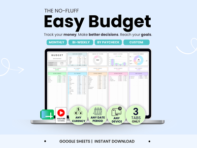 Simple easy budget tracker