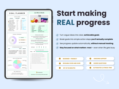 Start making real progress with the Goal Planner