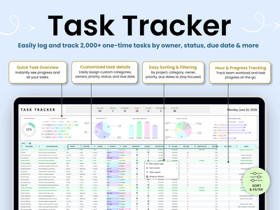 Task Tracker to track one-time events