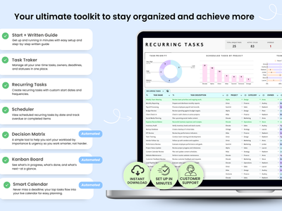 Your ultimate toolkit to stay organized and achieve more