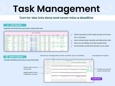 Task management to turn to-dos into done and never miss a deadline 
