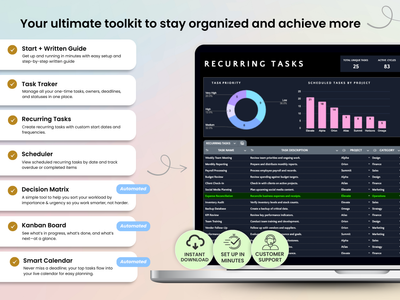 Your ultimate toolkit to stay organized and achieve more