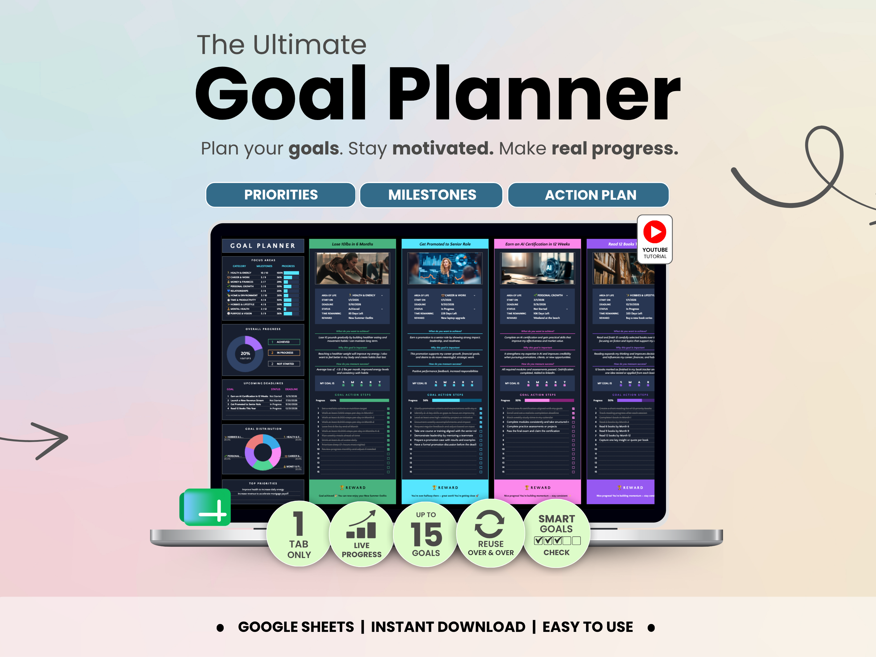 The Ultimate Goal Planner by Smart Kit Designs