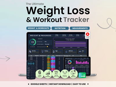 The ultimate weight loss and workout tracker by Smart Kit Designs