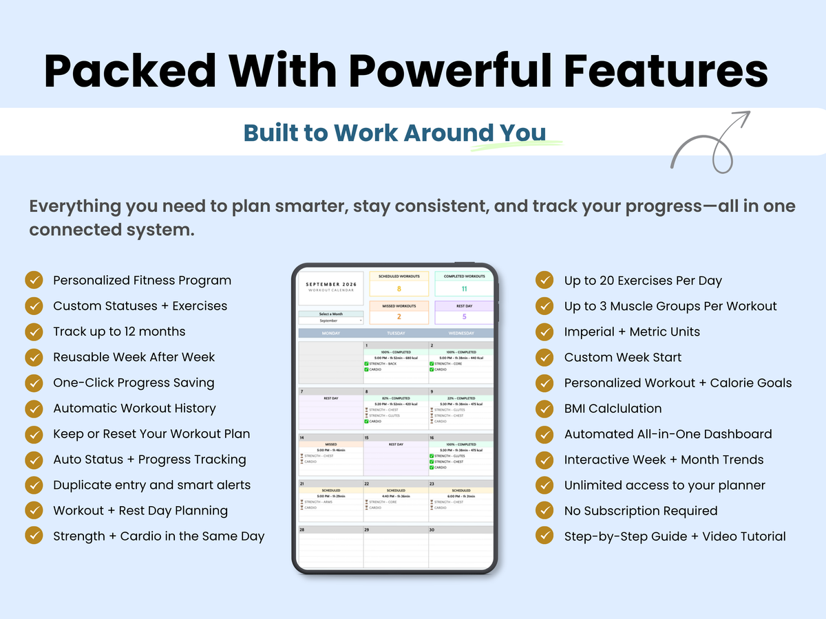 Ultimate Fitness & Workout Planner
