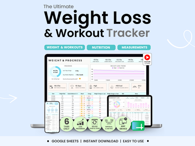 The ultimate weight loss and workout tracker by Smart Kit Designs