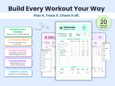 Ultimate Fitness & Workout Planner