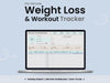 Weight Loss and Workout Tracker Video Clip