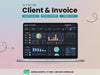 Video Clip Client & Invoice Tracker Dark Mode