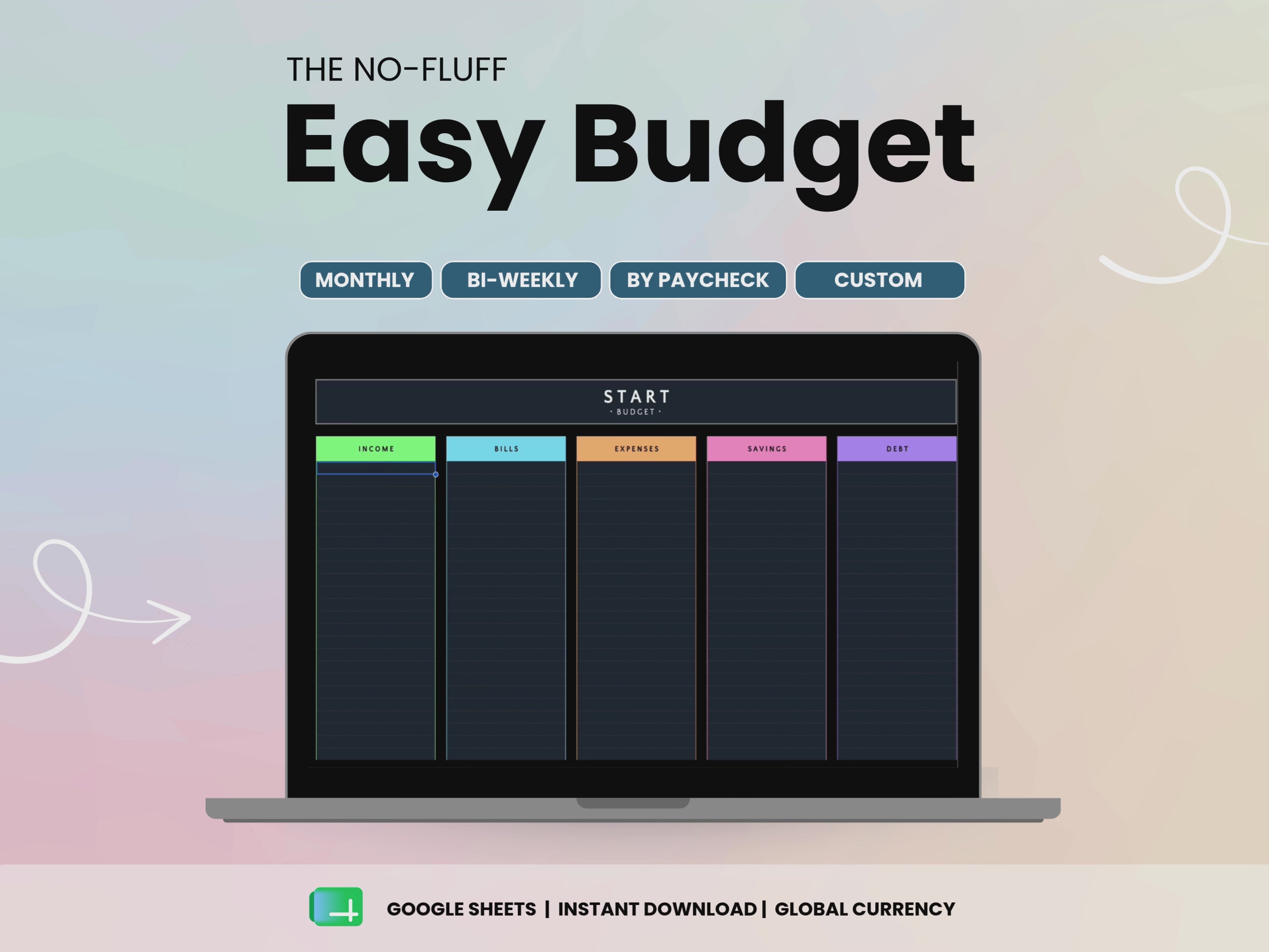 Easy Budget Dark Mode Video Clip
