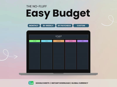 Easy Budget Dark Mode Video Clip