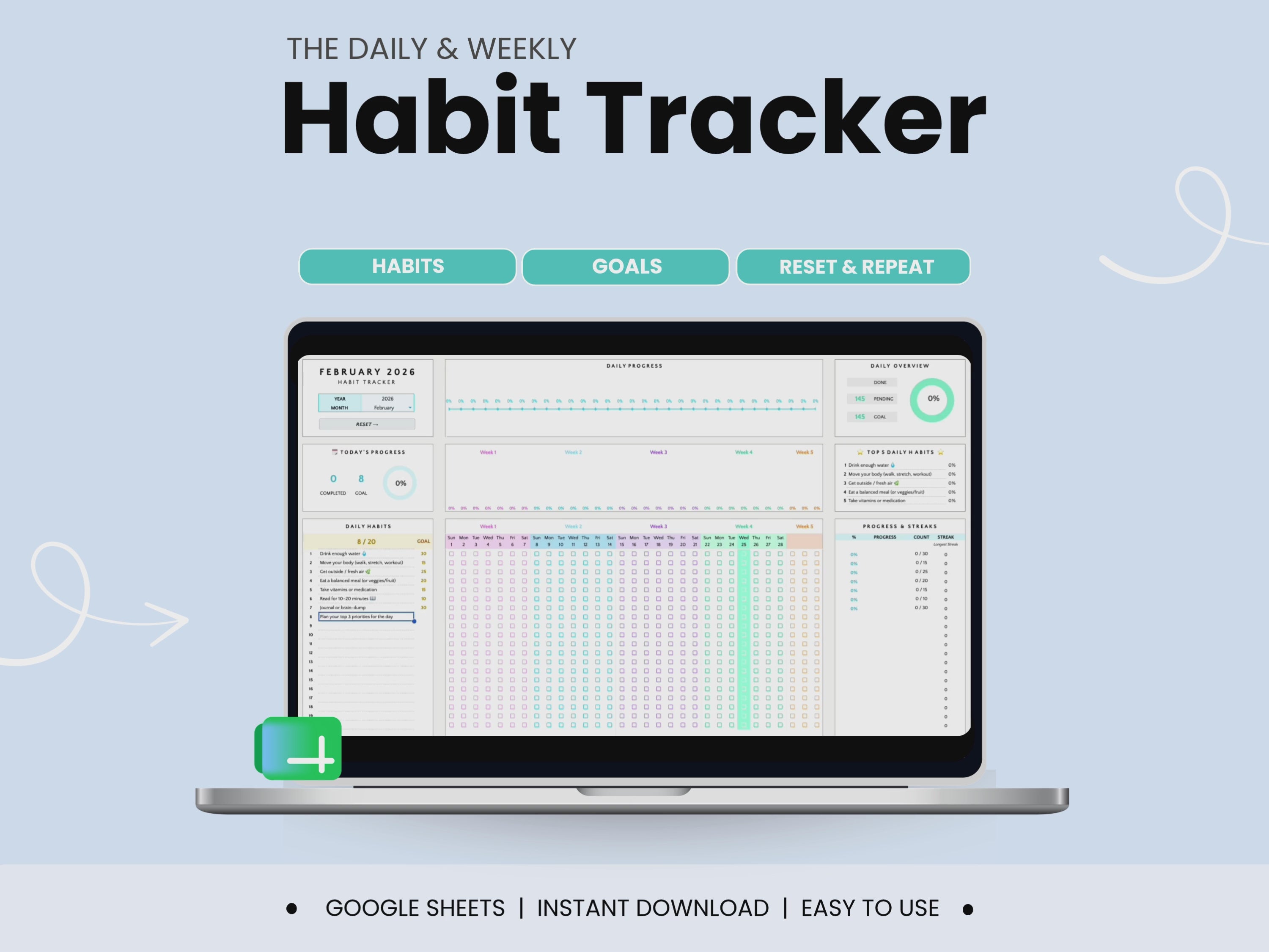 Load video: Habit Tracker Video Clip