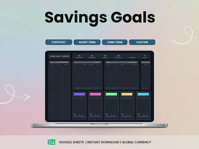 Savings Tracker Dark Mode Video Clip