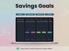 Savings Tracker Dark Mode Video Clip