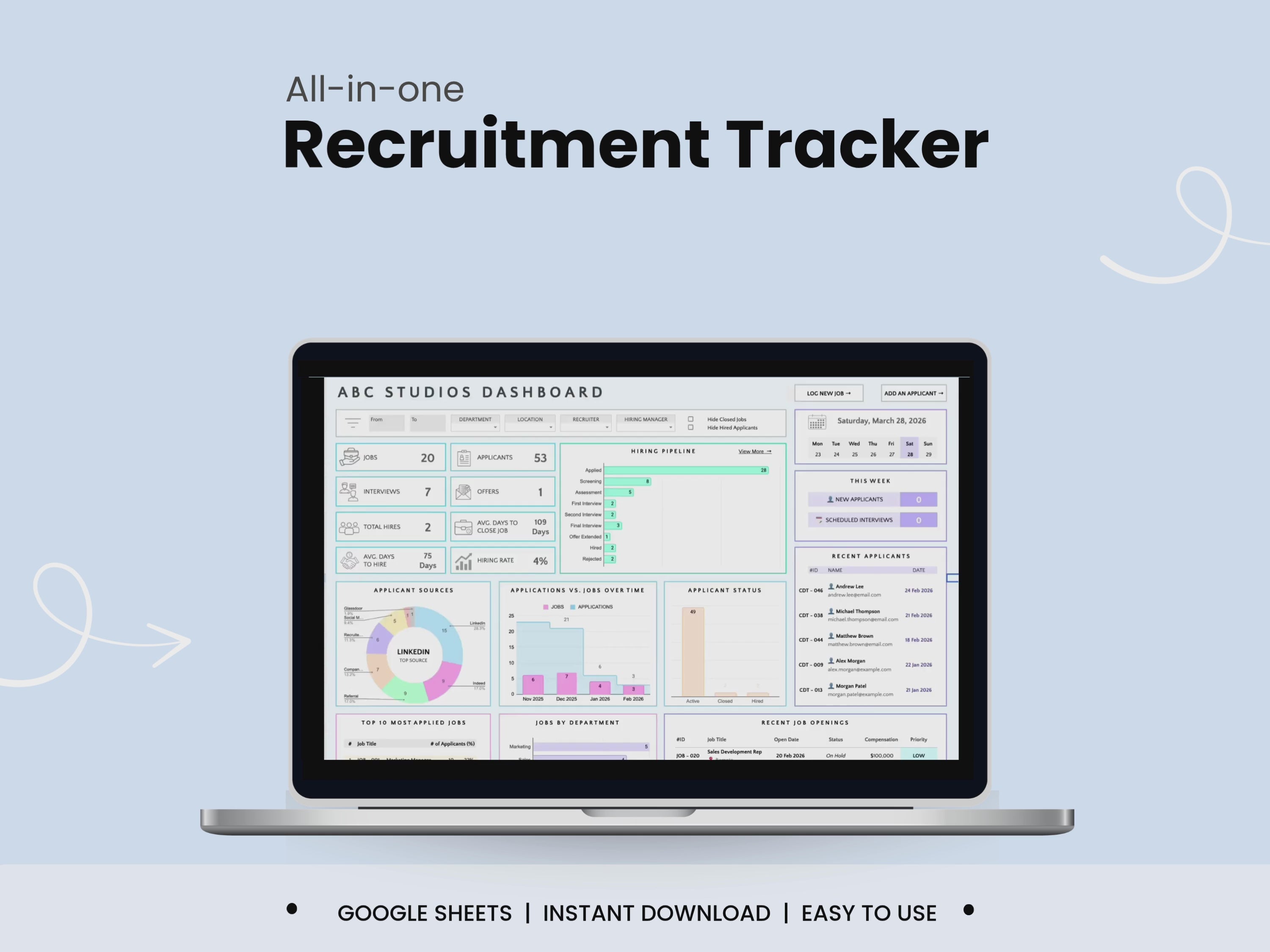 Load video: All-in-one recruitment tracker video clip