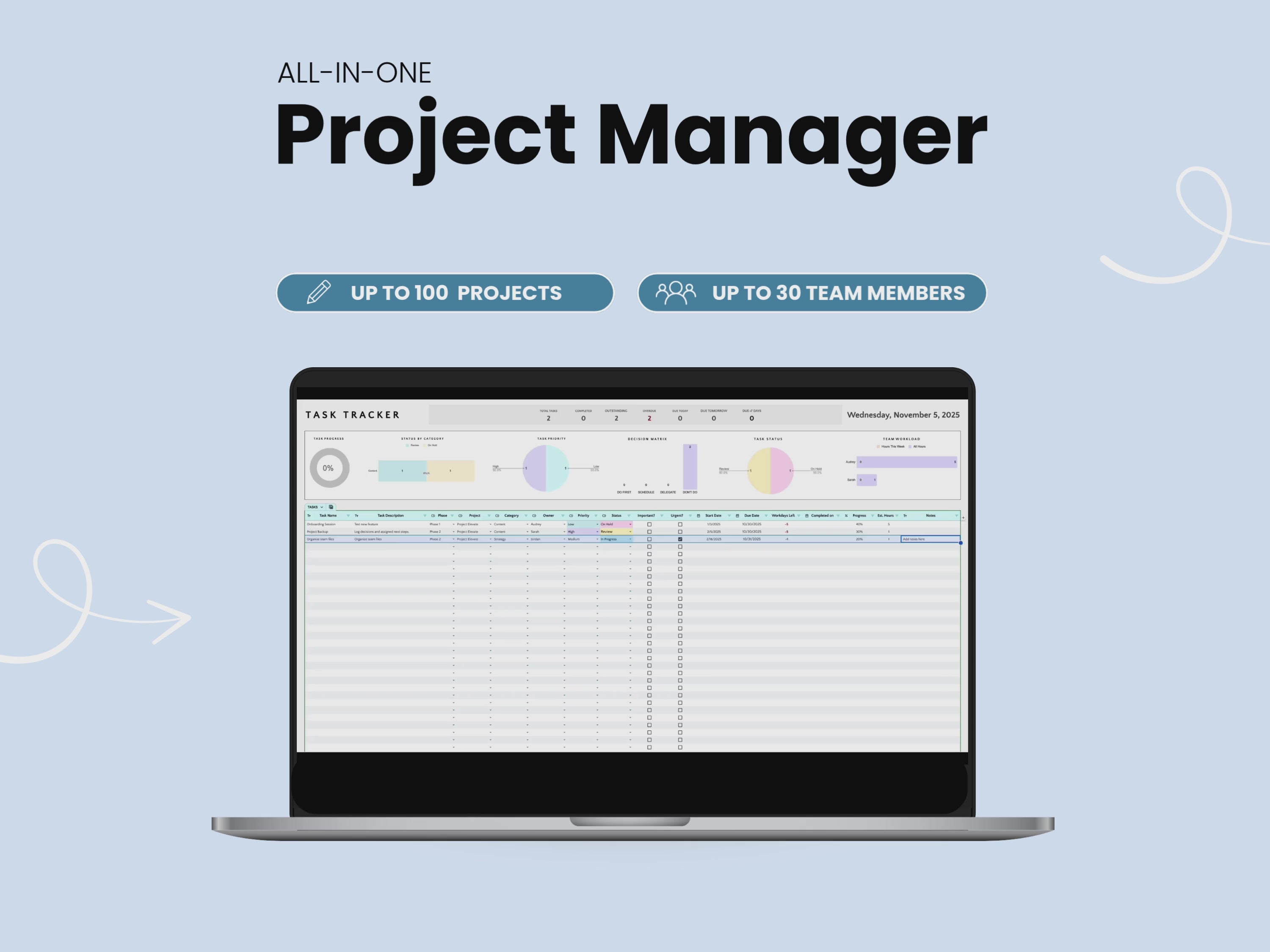 All-in-One Project Manager - Video Clip