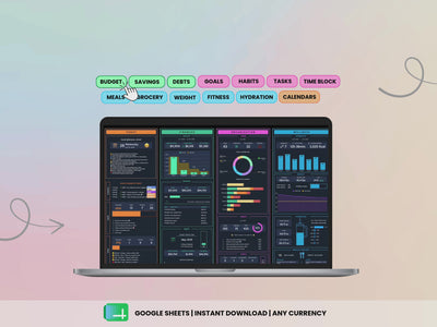 Ultimate Life Planner Dark Mode - Video Clip