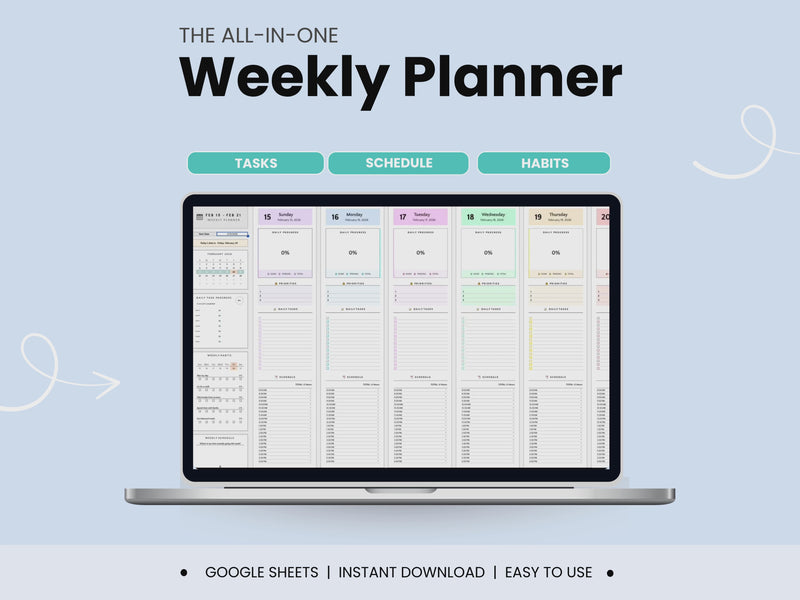 Daily & Weekly Planner Video Clip

