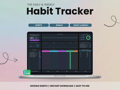 Habit Tracker Dark Mode - Video Clip