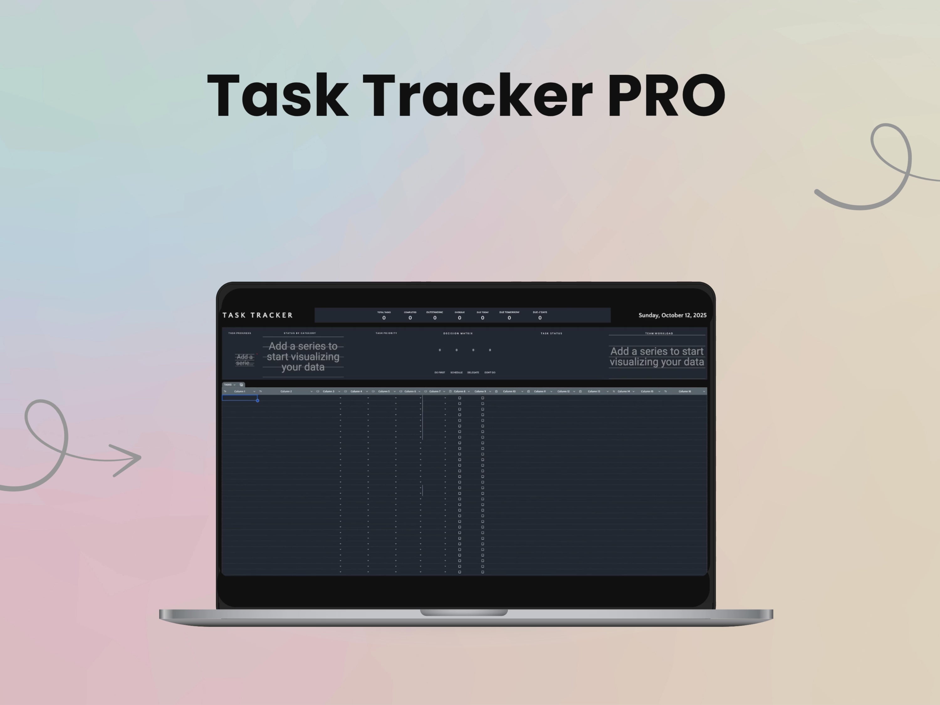 Task Tracker Pro Dark Mode Video Clip