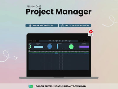 All-in-One Project Manager Dark Mode - Video Clip

