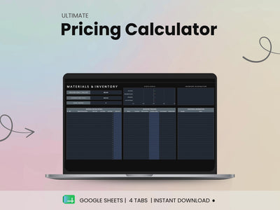 Pricing Calculator Dark Mode Video Clip