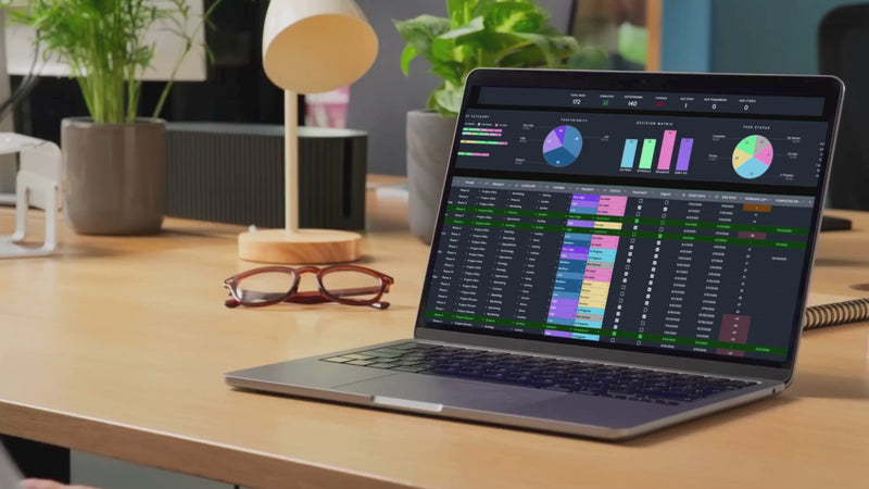 Task Tracker Dark Mode in Workspace