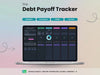 Debt Payoff Tracker Dark Mode Video Clip 
